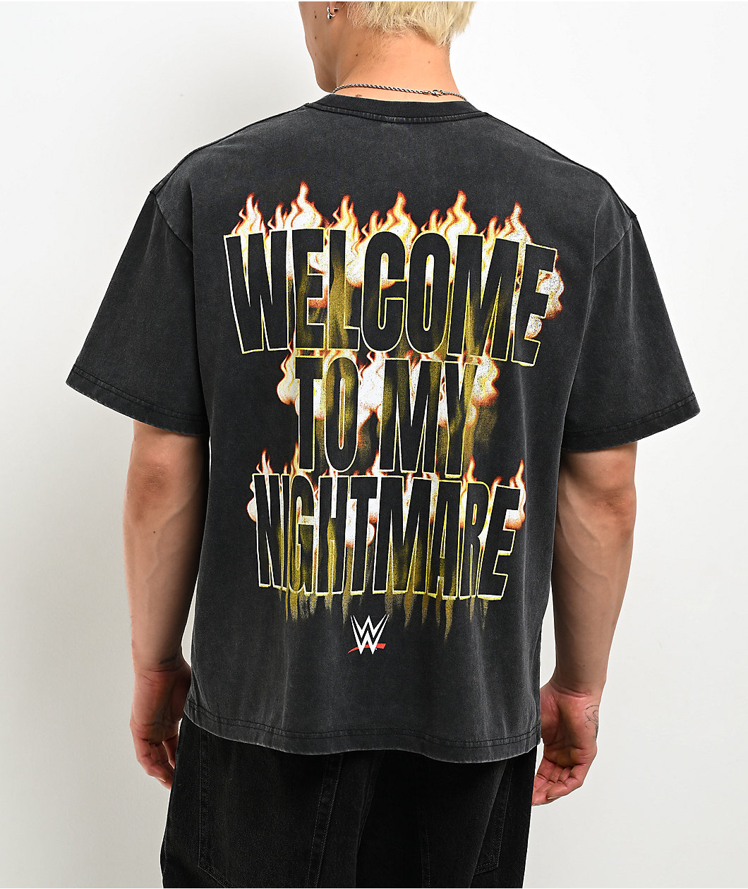 WWE Kane Worst Nightmare Black Wash T-Shirt