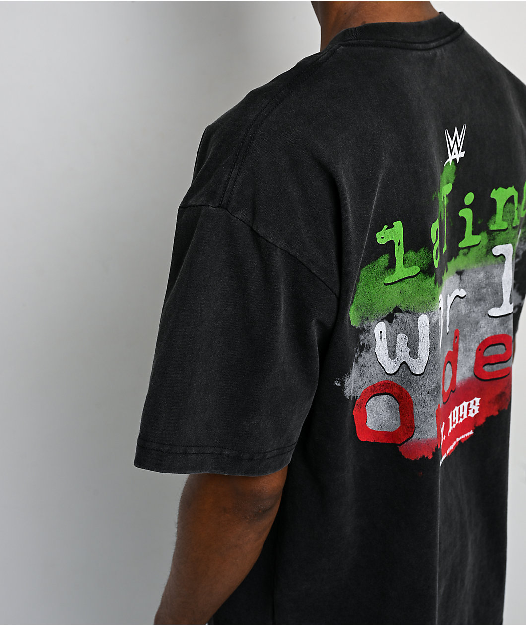 WWE LWO Black Wash T-Shirt