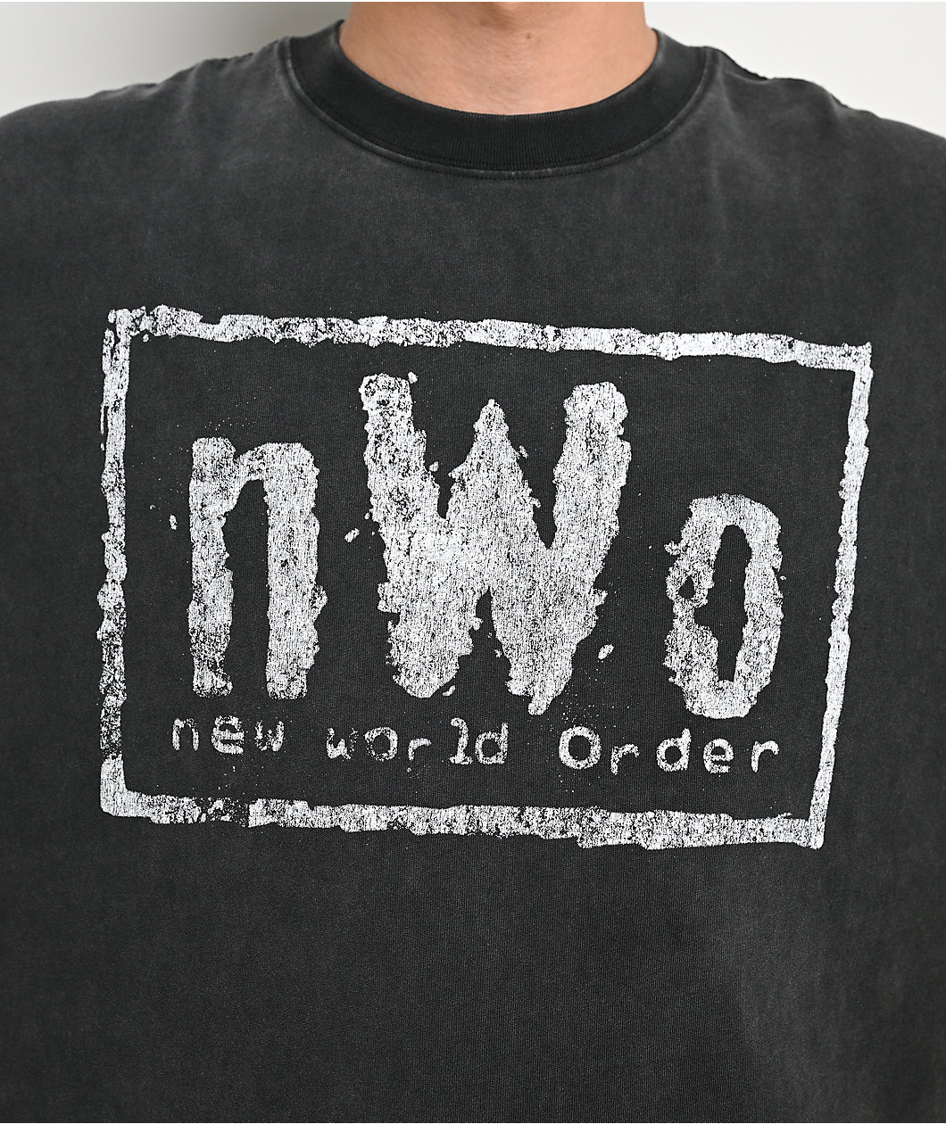WWE NWO Pool Black Wash T-Shirt