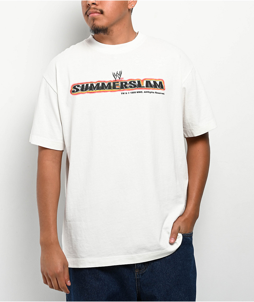WWE Stone Cold SummerSlam White T-Shirt