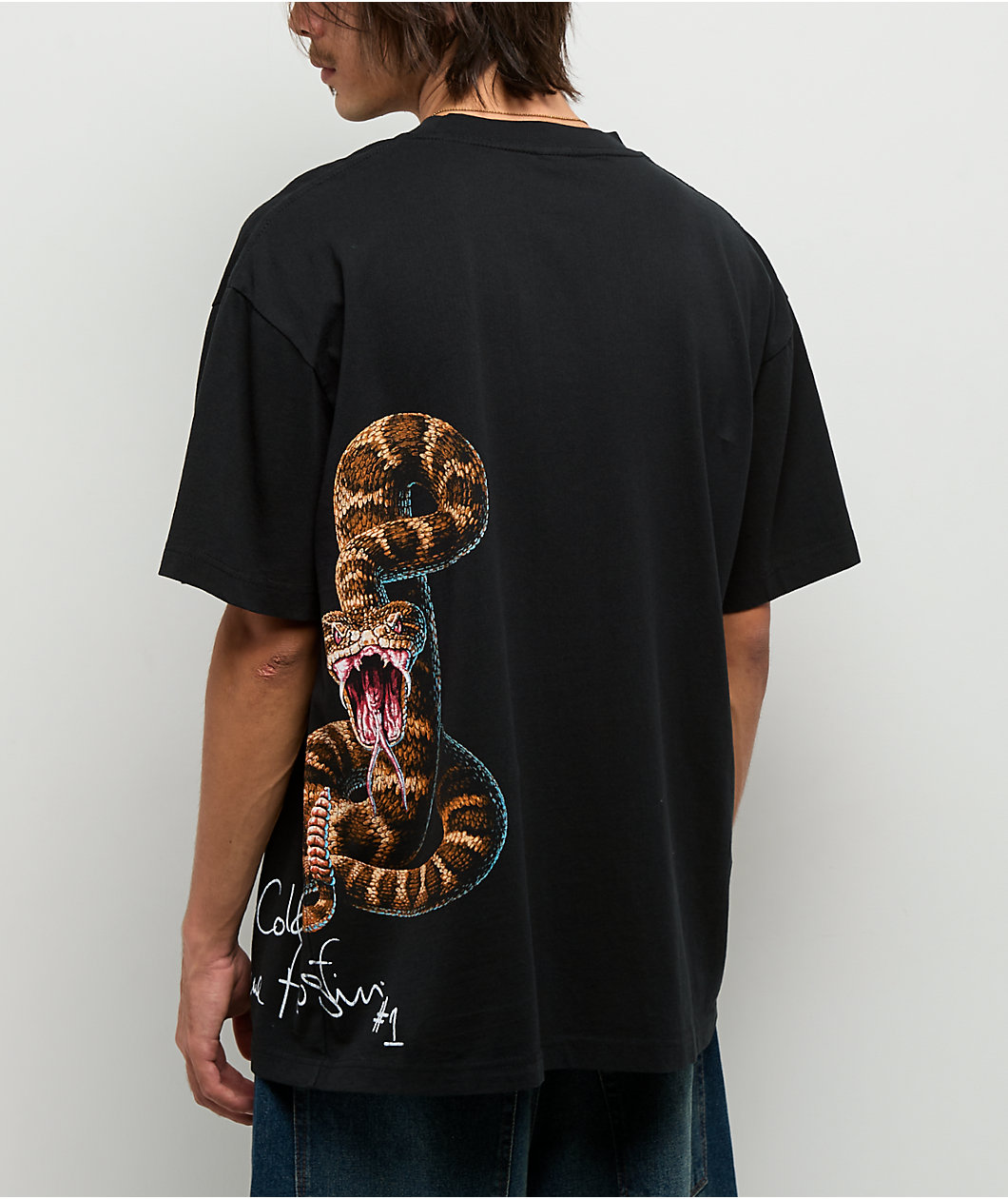 WWE Stone Cold Wrap Black T-Shirt