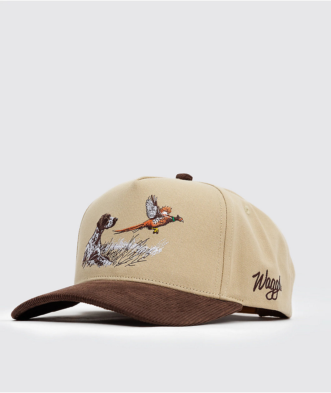 Waggle Upland Tan & Brown Snapback Hat