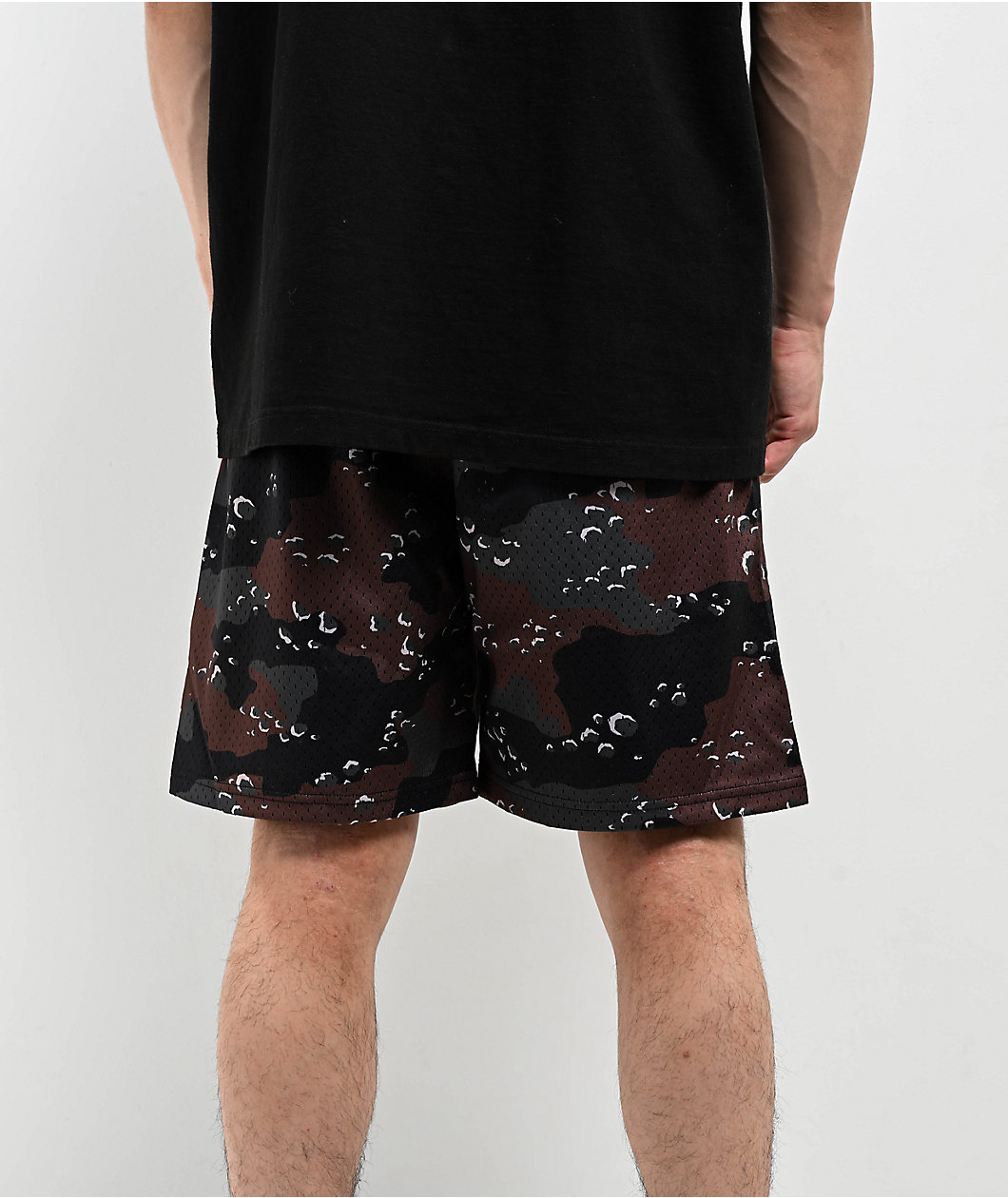 Welcome Barb Camo Mesh Shorts