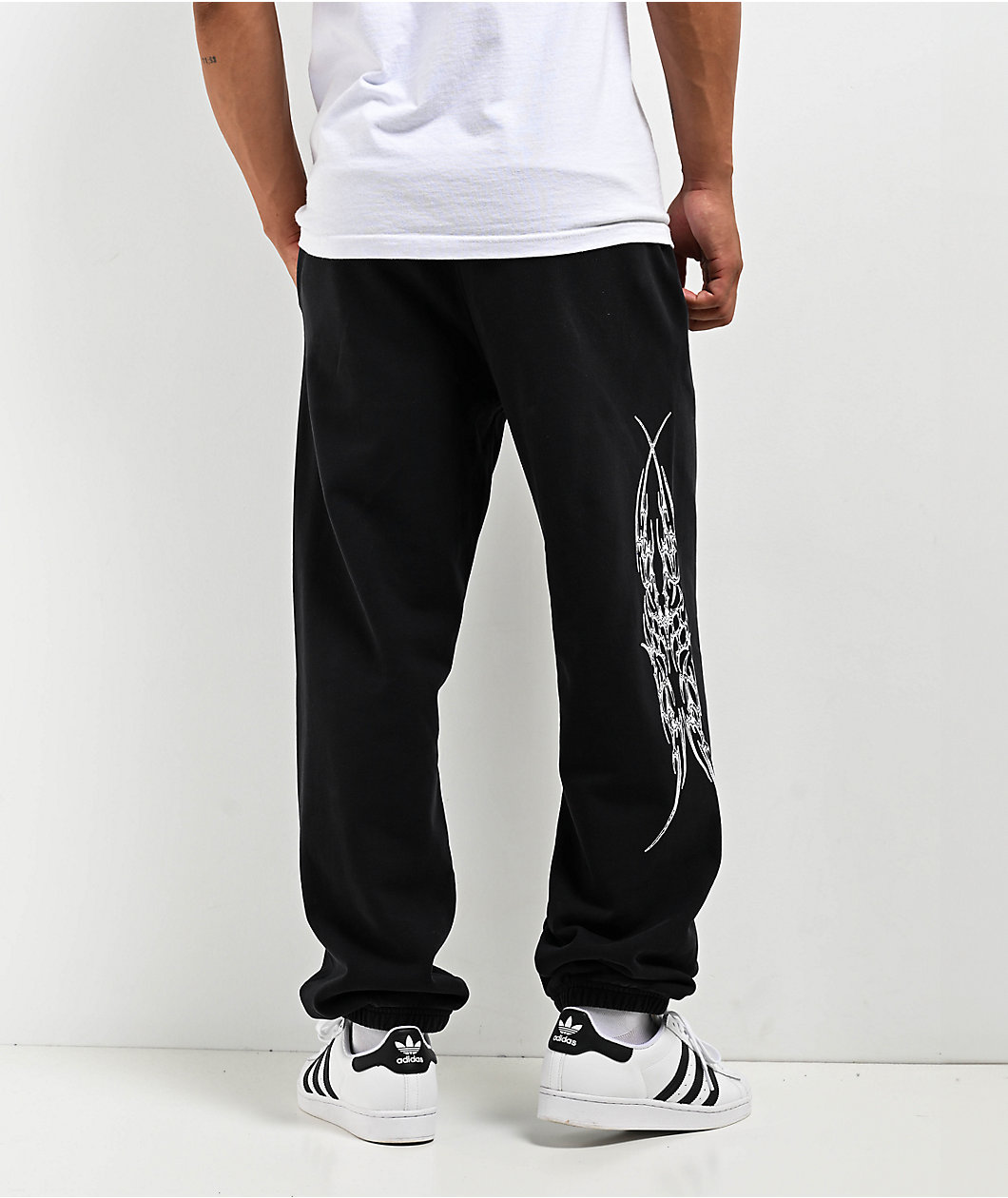 Welcome Caste Fleece Black Sweatpants