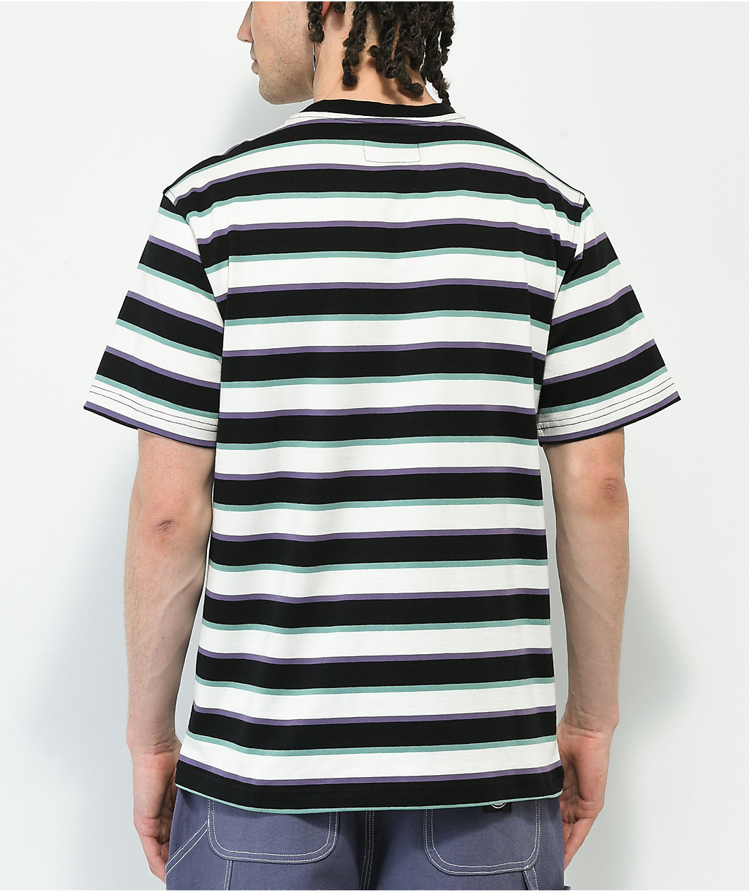 Welcome Cooper Black & Bone Stripe T-Shirt