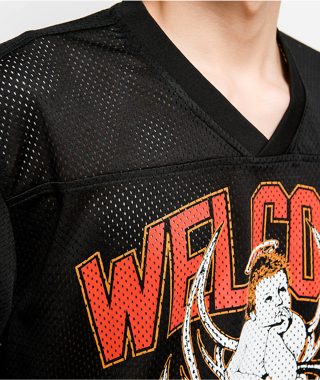 Welcome Cupid Black Football Jersey