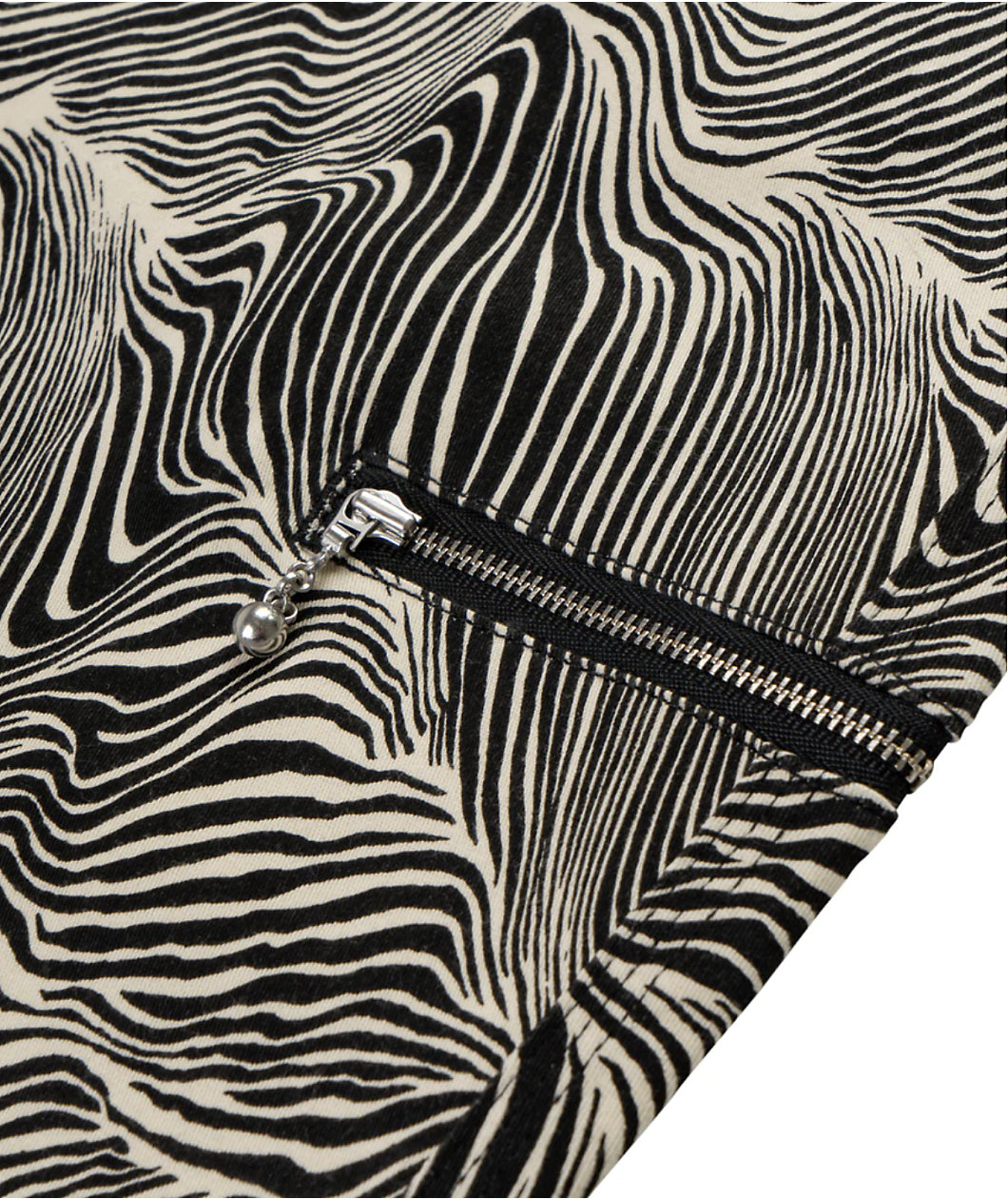 Welcome Equine Black & White Elastic Waist Pants