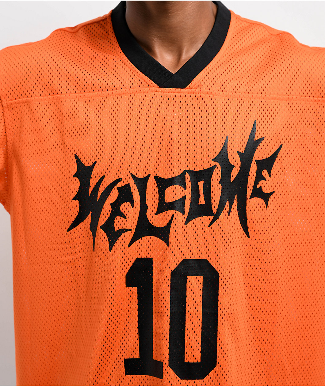 Welcome Huddle Orange Football Jersey