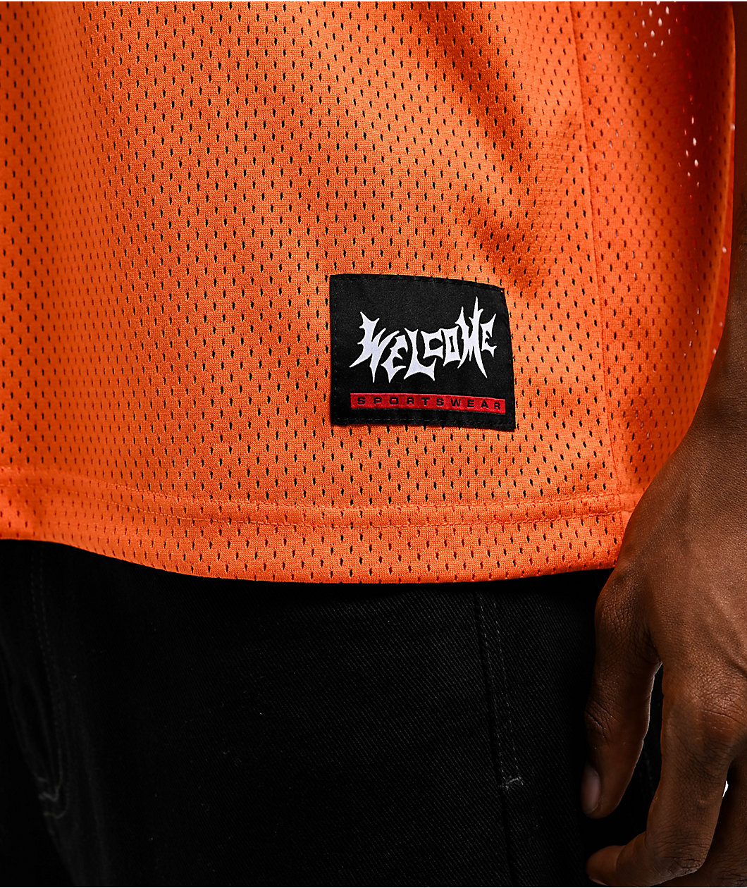 Welcome Huddle Orange Football Jersey