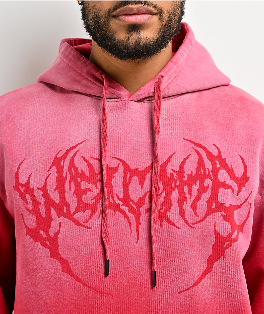 Welcome Phantom Sun Fade Red Hoodie