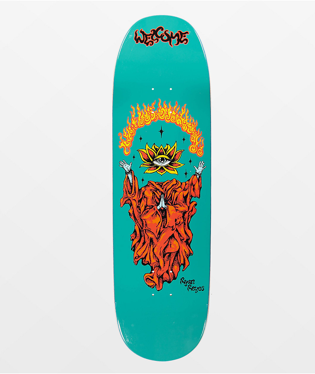 Welcome Reyes Rebirth On Baculus 2 9.0" Skateboard Deck