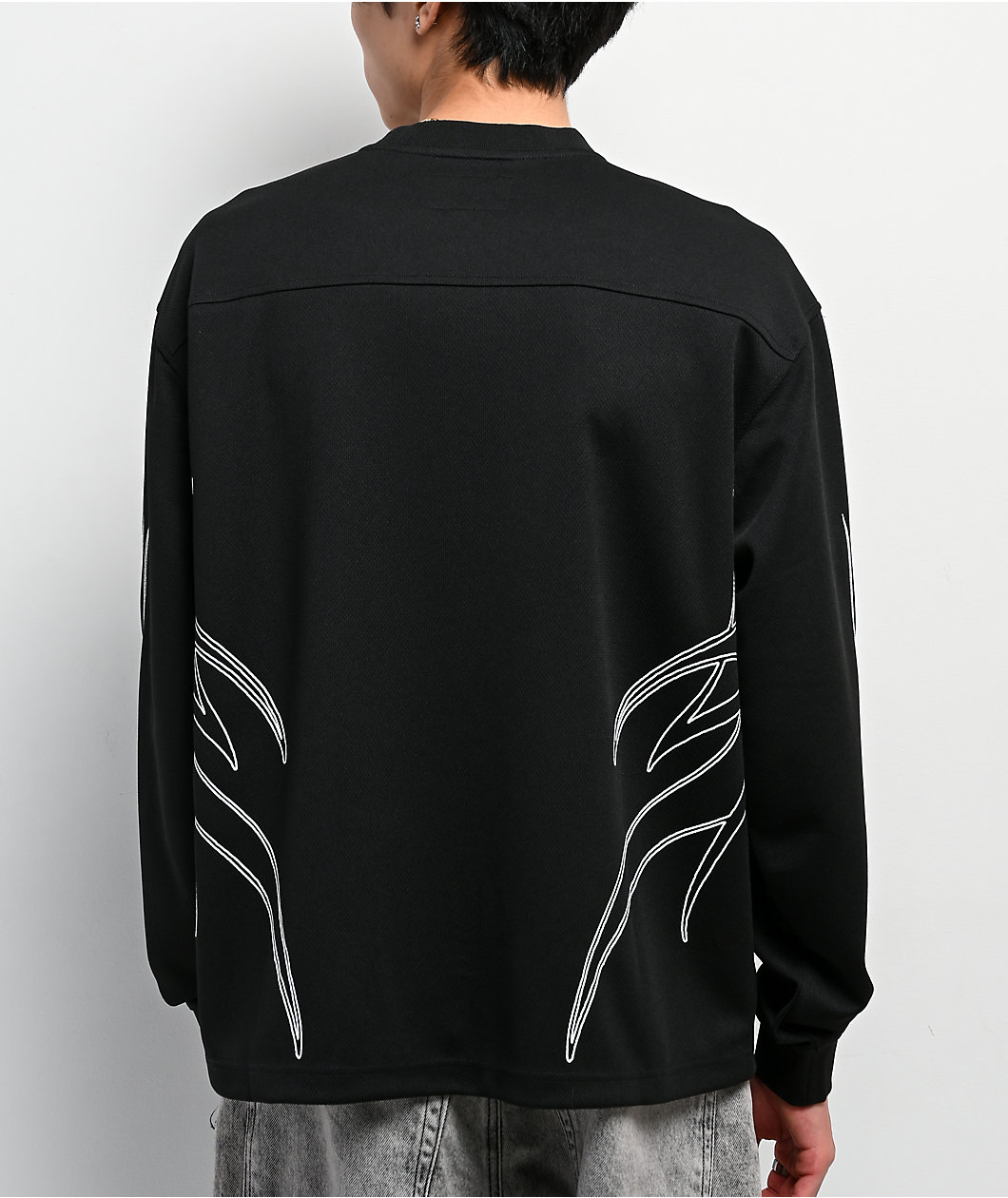 Welcome Scrub Black Long Sleeve Jersey