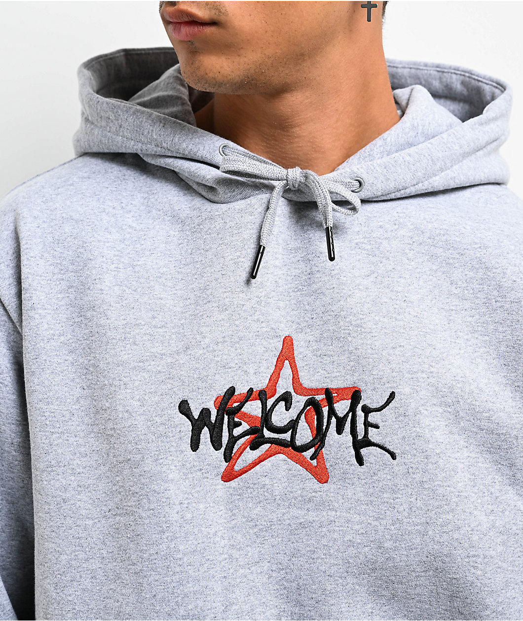 Welcome Sirius Heather Grey Hoodie