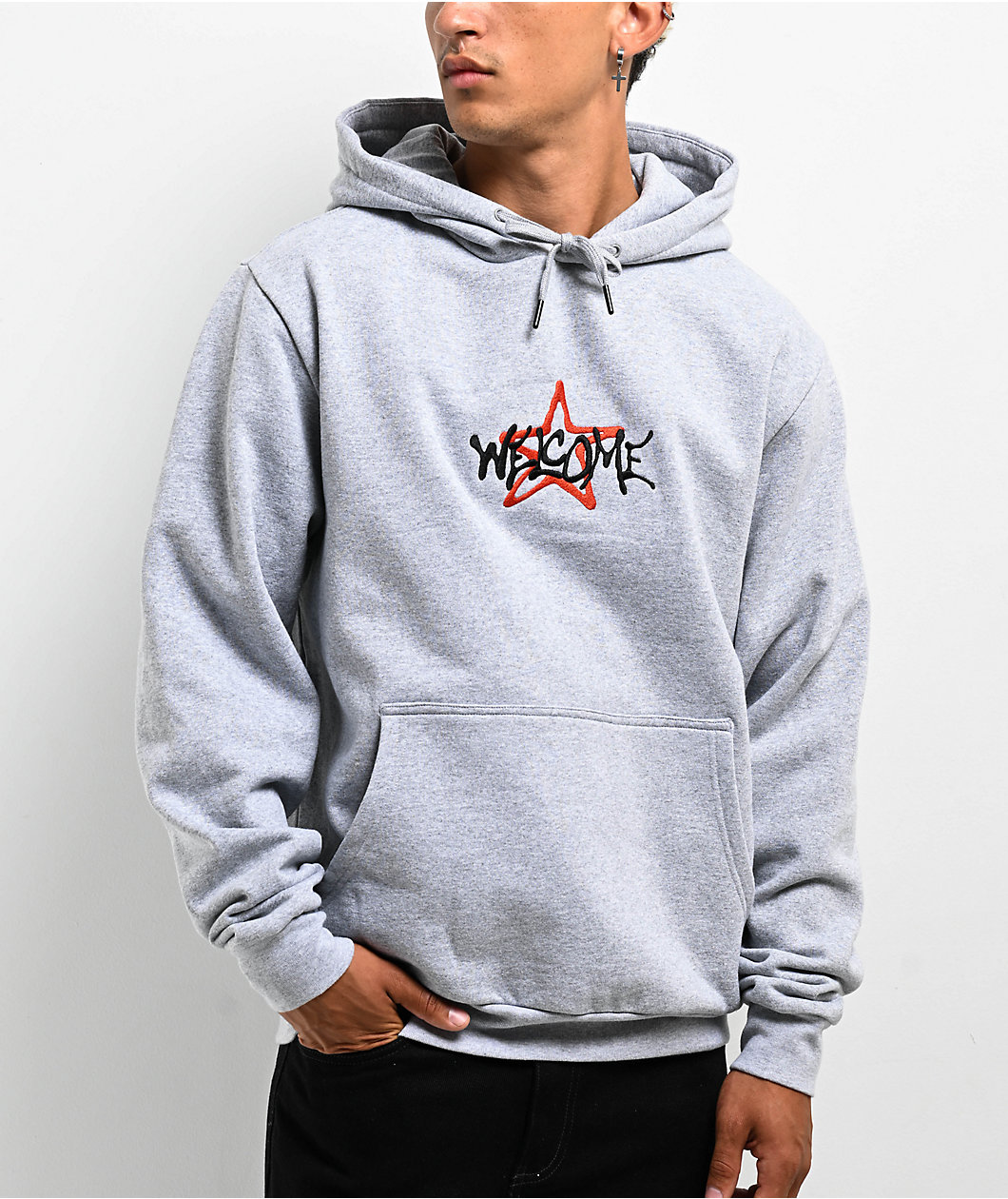 Welcome Sirius Heather Grey Hoodie