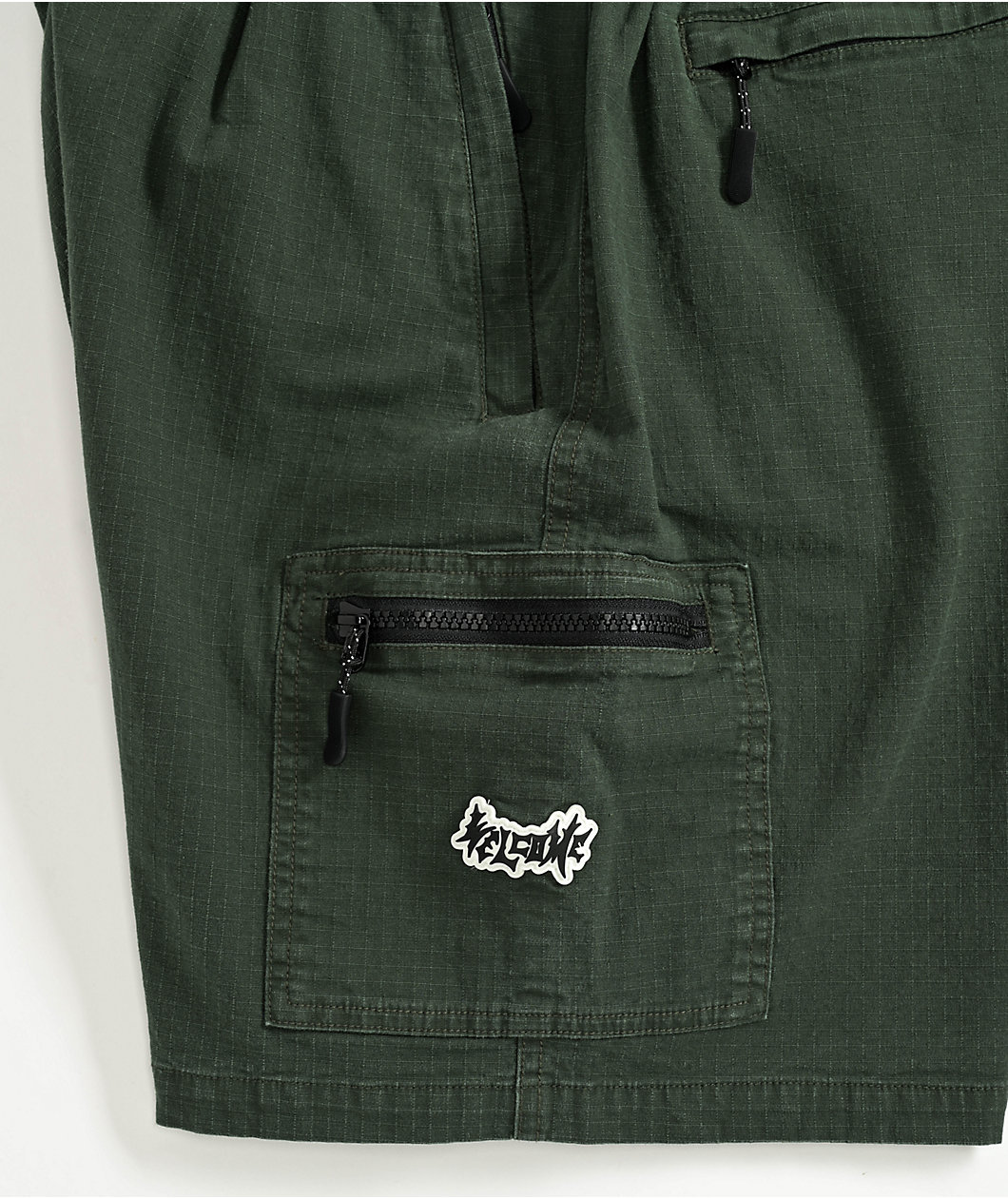 Welcome Summit Ripstop Green Cargo Shorts