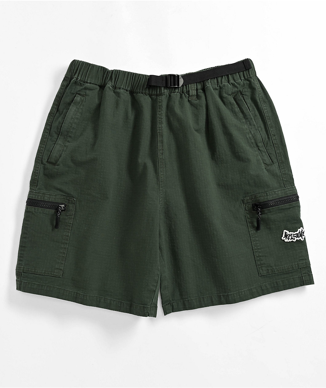 Welcome Summit Ripstop Green Cargo Shorts
