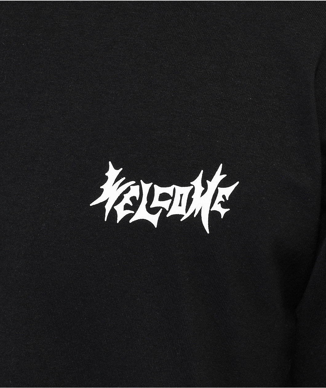 Welcome Twin Vamp Black Long Sleeve T-Shirt