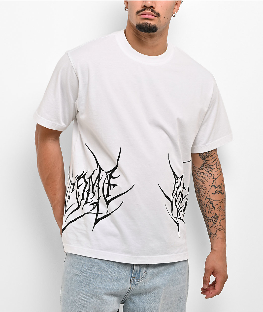 Welcome Vital White Boxy T-Shirt