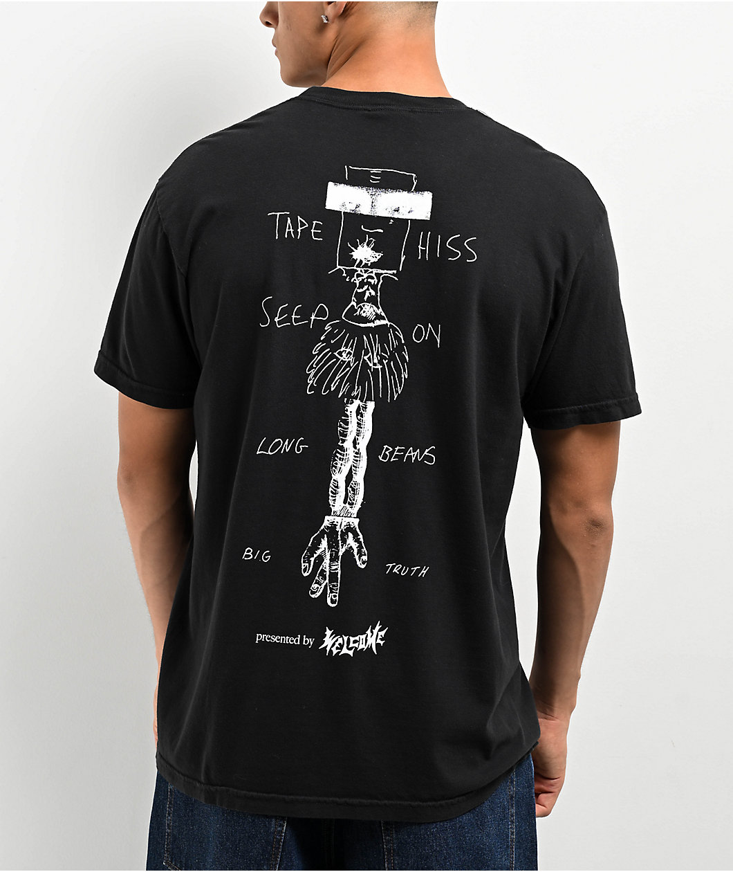 Welcome x Bauhaus Big Truth Black T-Shirt