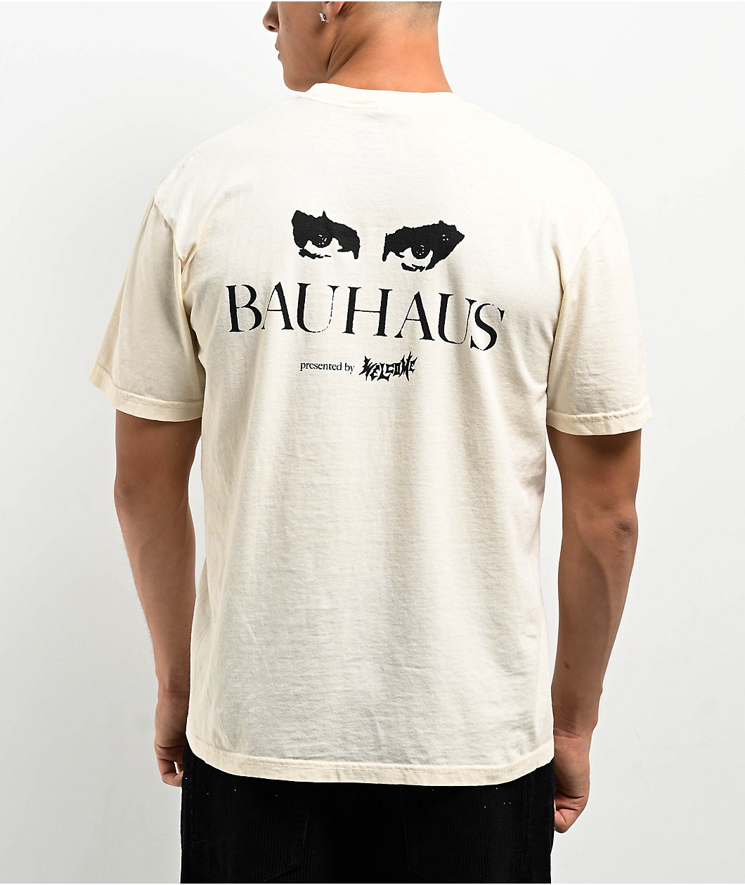 Welcome x Bauhaus Deathly Bloom Natural T-Shirt