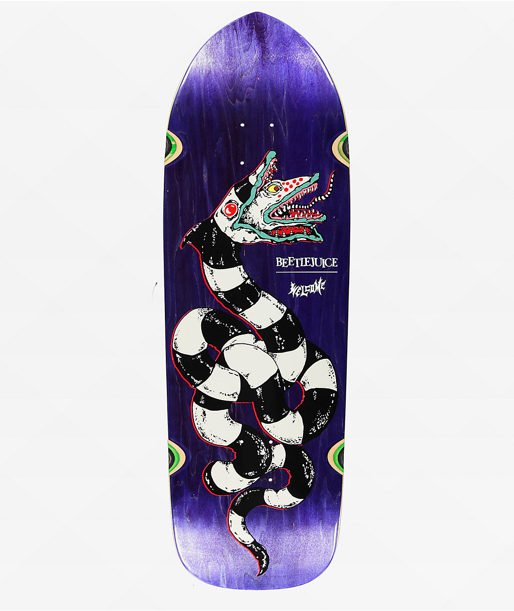 Welcome x Beetlejuice Sandworm 10.5" Skateboard Deck