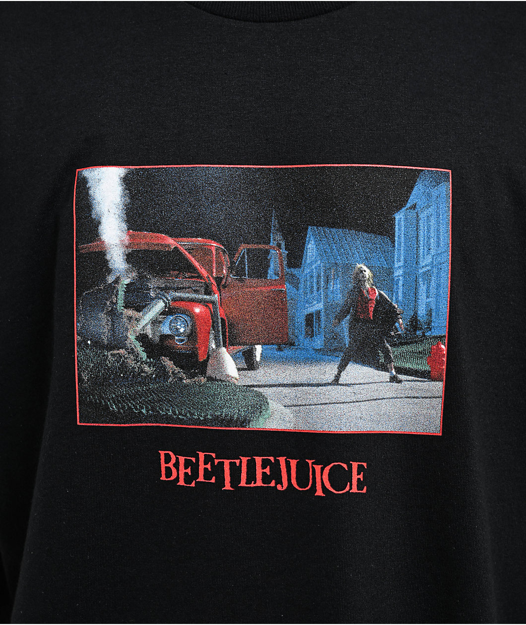 Welcome x Beetlejuice Tombstone Black T-Shirt