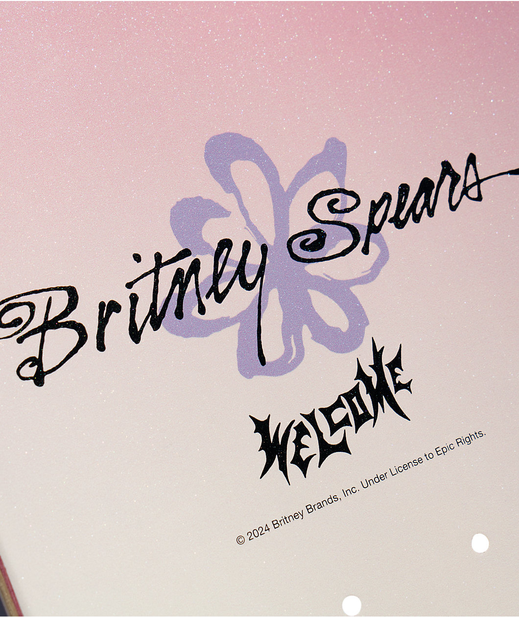 Welcome x Britney Spears Believe 8.25" Skateboard Deck