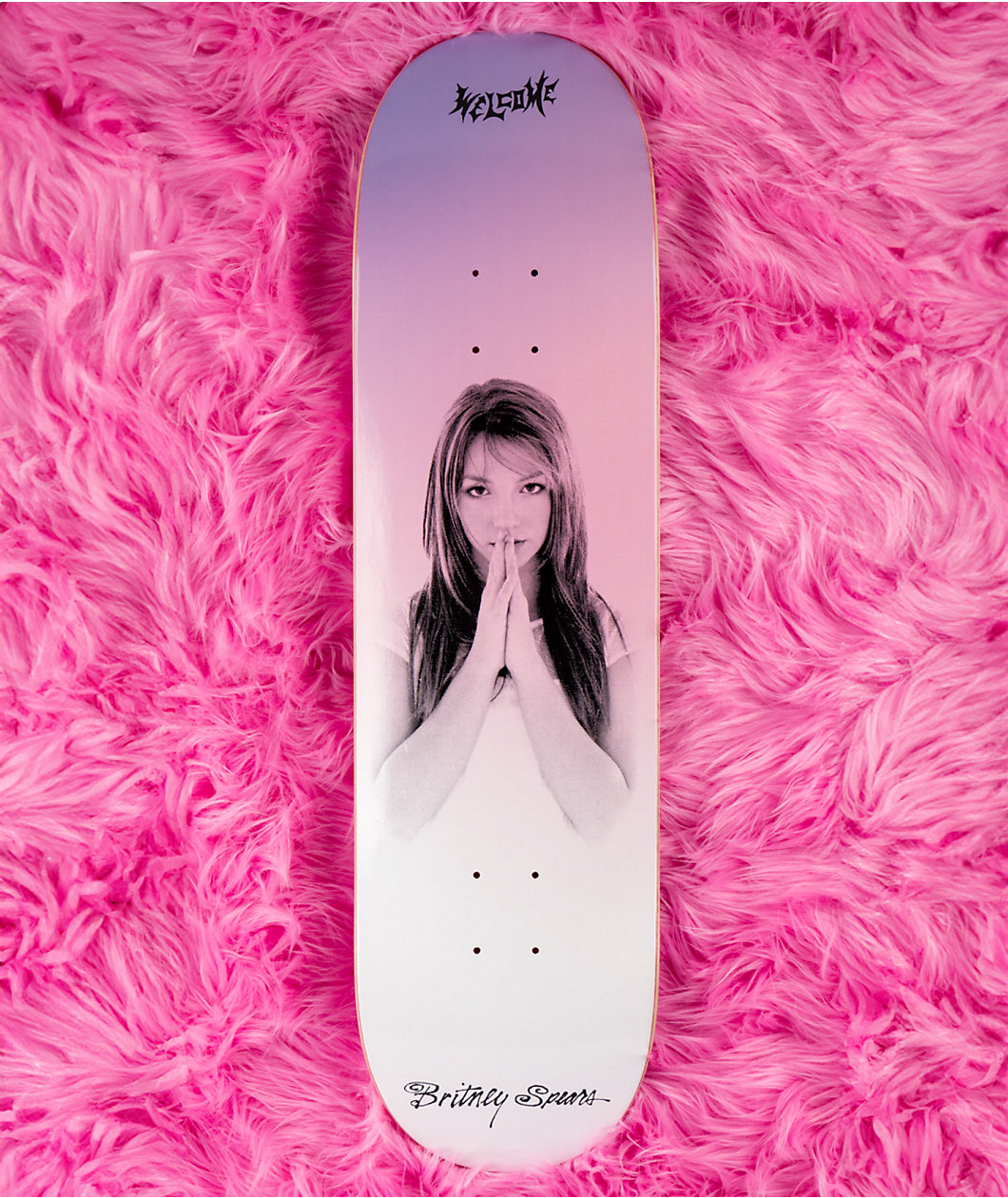 Welcome x Britney Spears Believe 8.25" Skateboard Deck