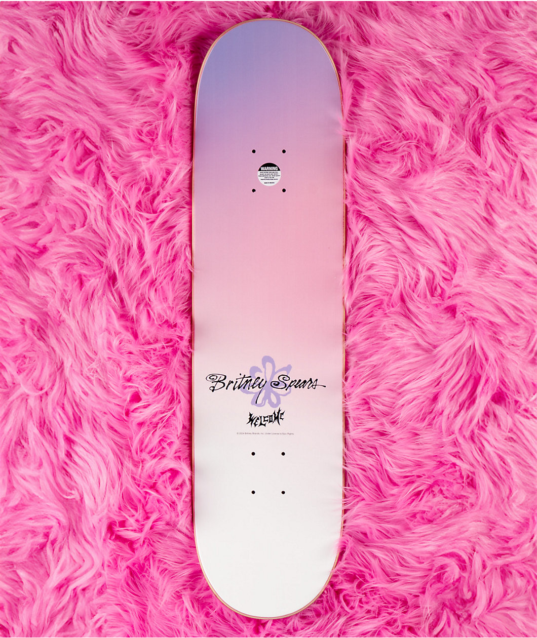 Welcome x Britney Spears Believe 8.25" Skateboard Deck