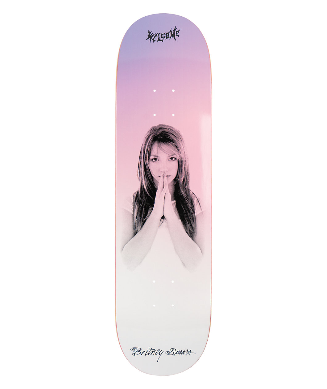 Welcome x Britney Spears Believe 8.25" Skateboard Deck