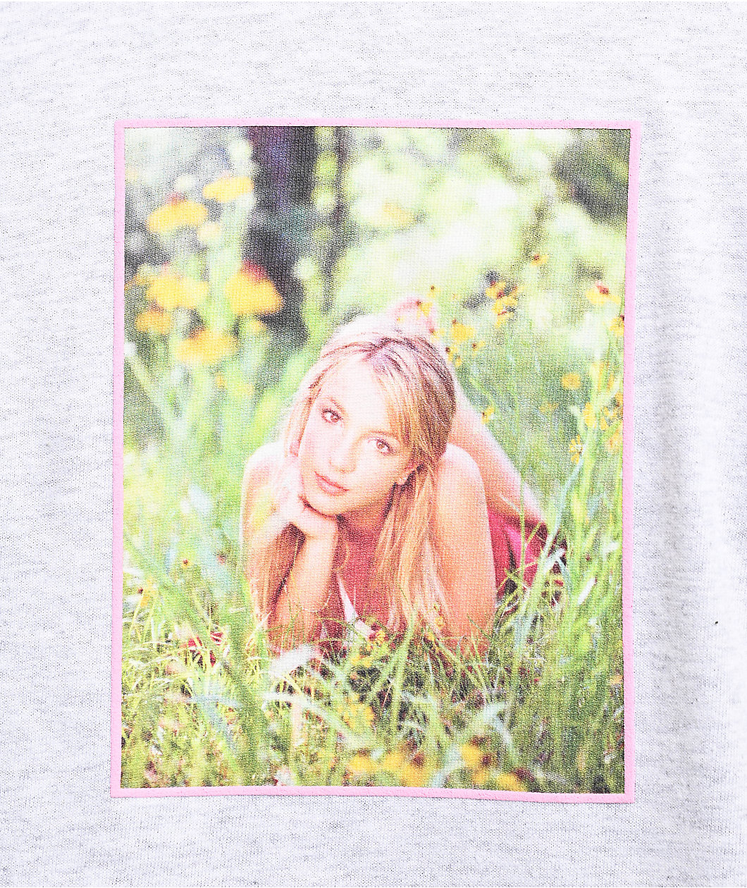 Welcome x Britney Spears Daisies Grey T-Shirt