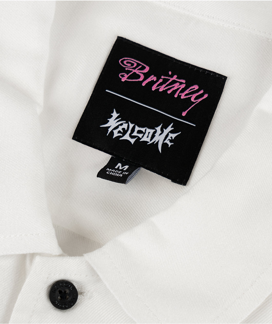 Welcome x Britney Spears Rayon Photo White Shirt