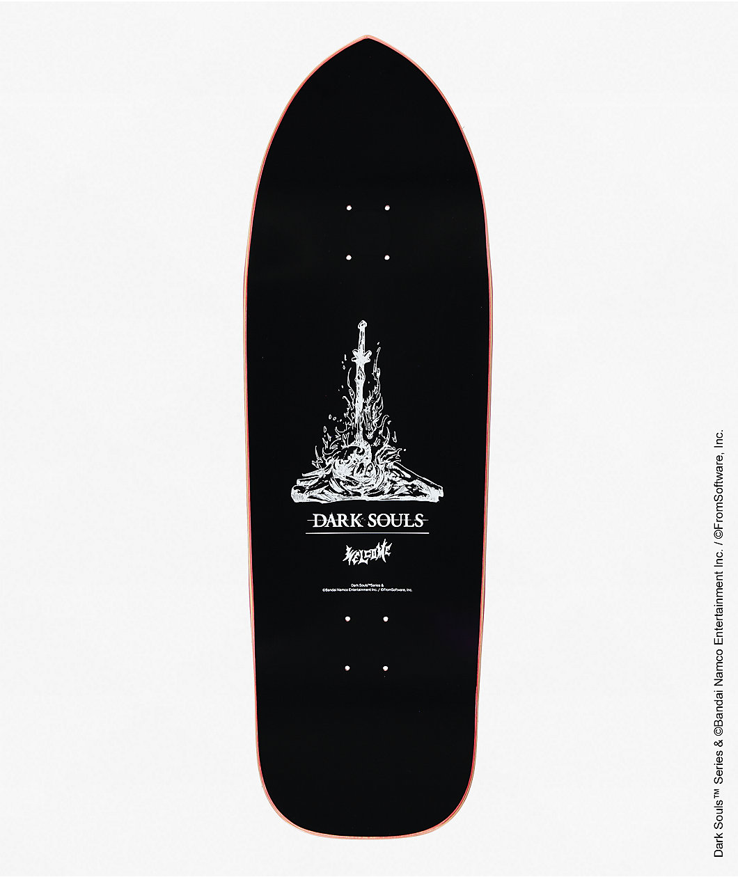 Welcome x Dark Souls Cinders Crossbone 10.5 Skateboard Deck