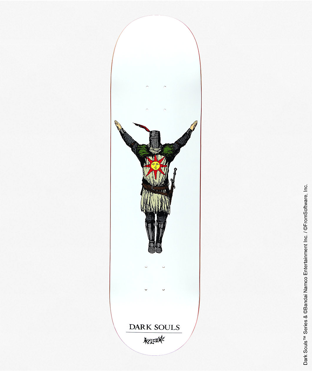 Welcome x Dark Souls Solaire Of Astora 8.5" Skateboard Deck