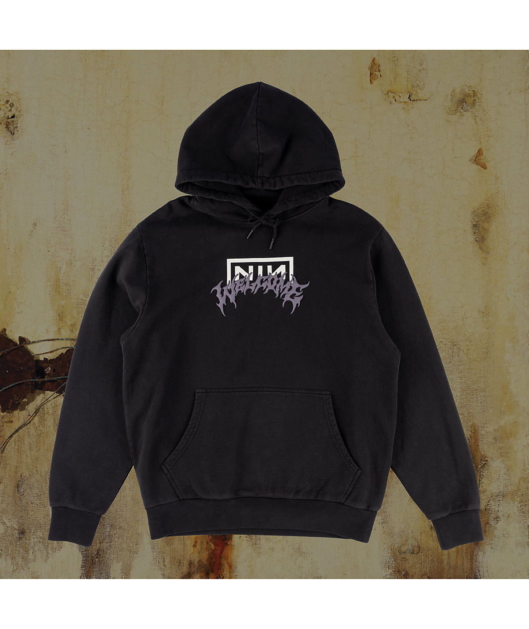 Welcome x Nine Inch Nails Eraser Black Hoodie