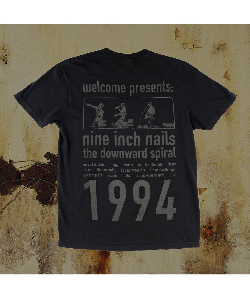 Welcome x Nine Inch Nails Hurt Black T-Shirt