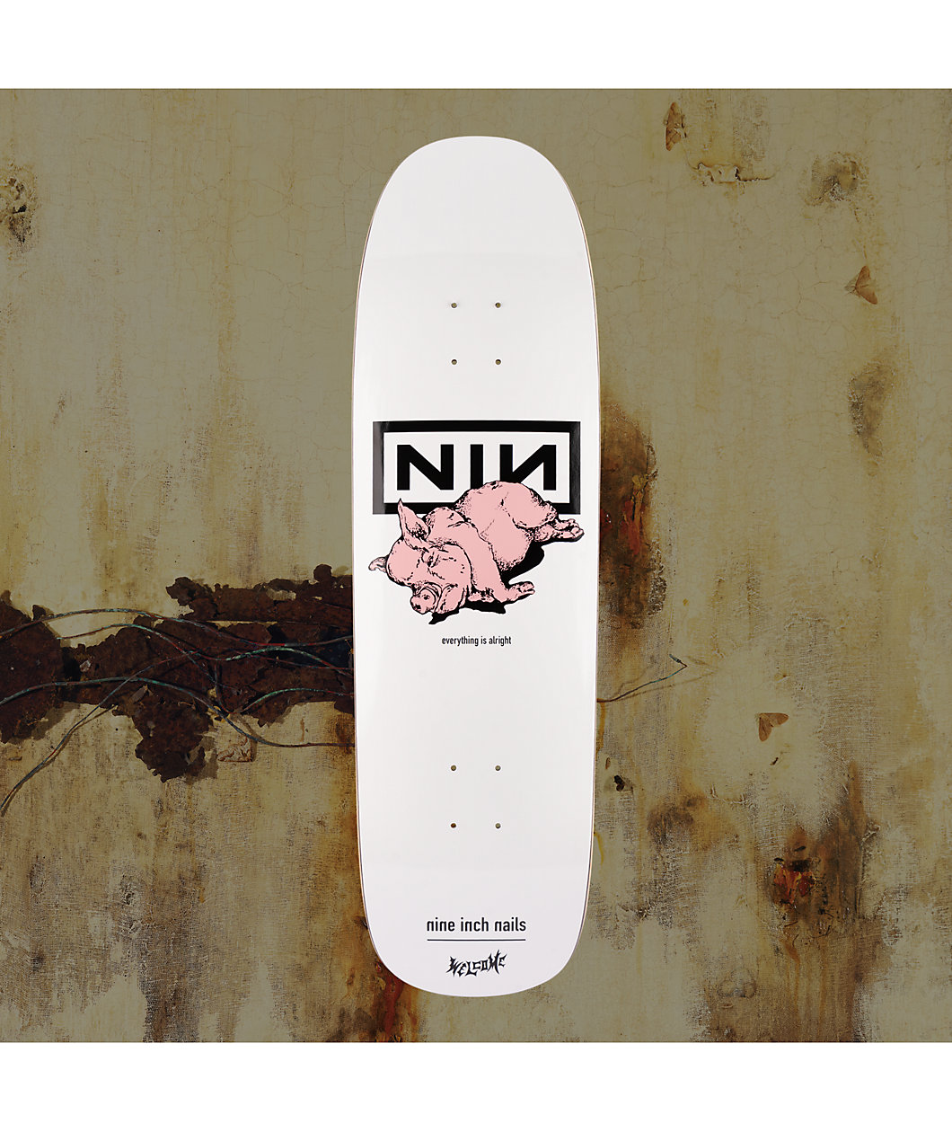 Welcome x Nine Inch Nails Pig 9.25" Skateboard Deck