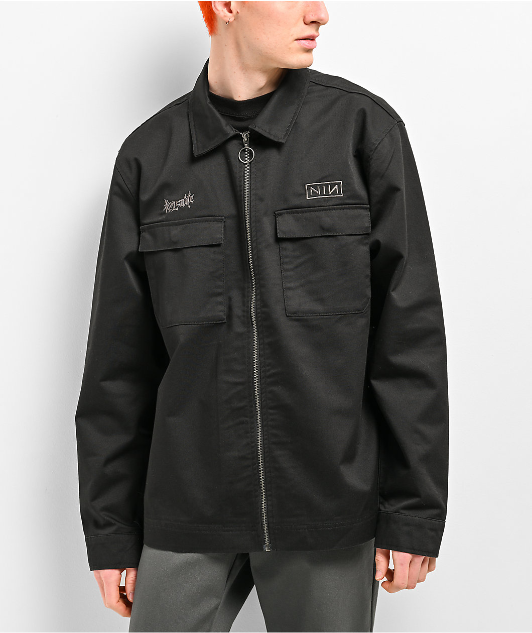 Welcome x Nine Inch Nails Ruiner Black Work Jacket