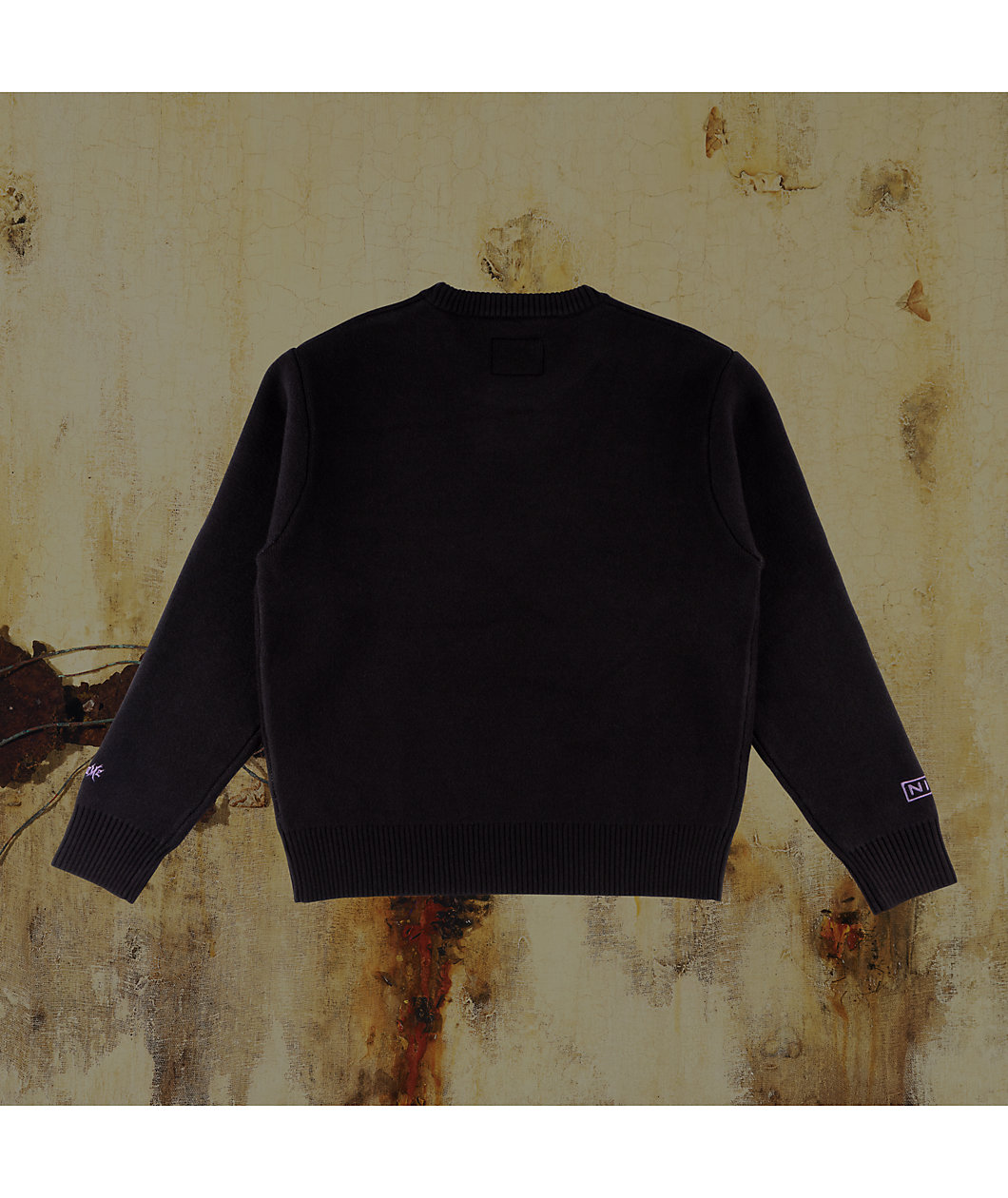 Welcome x Nine Inch Nails Spiral Black Knit Sweater