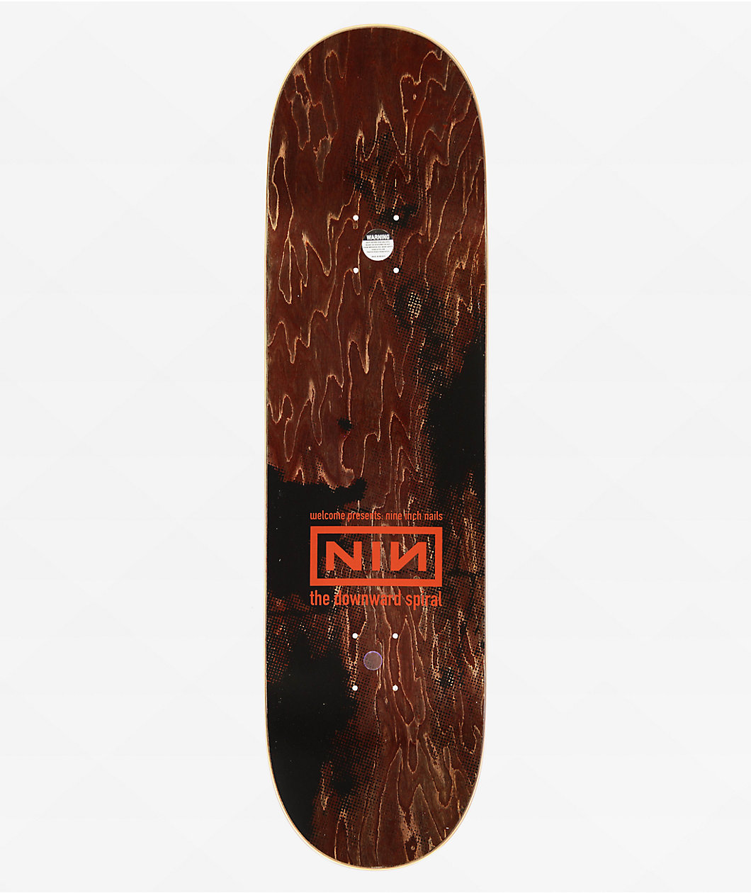 Welcome x Nine Inch Nails TDS Album Cover 9.0" Skateboard Deck