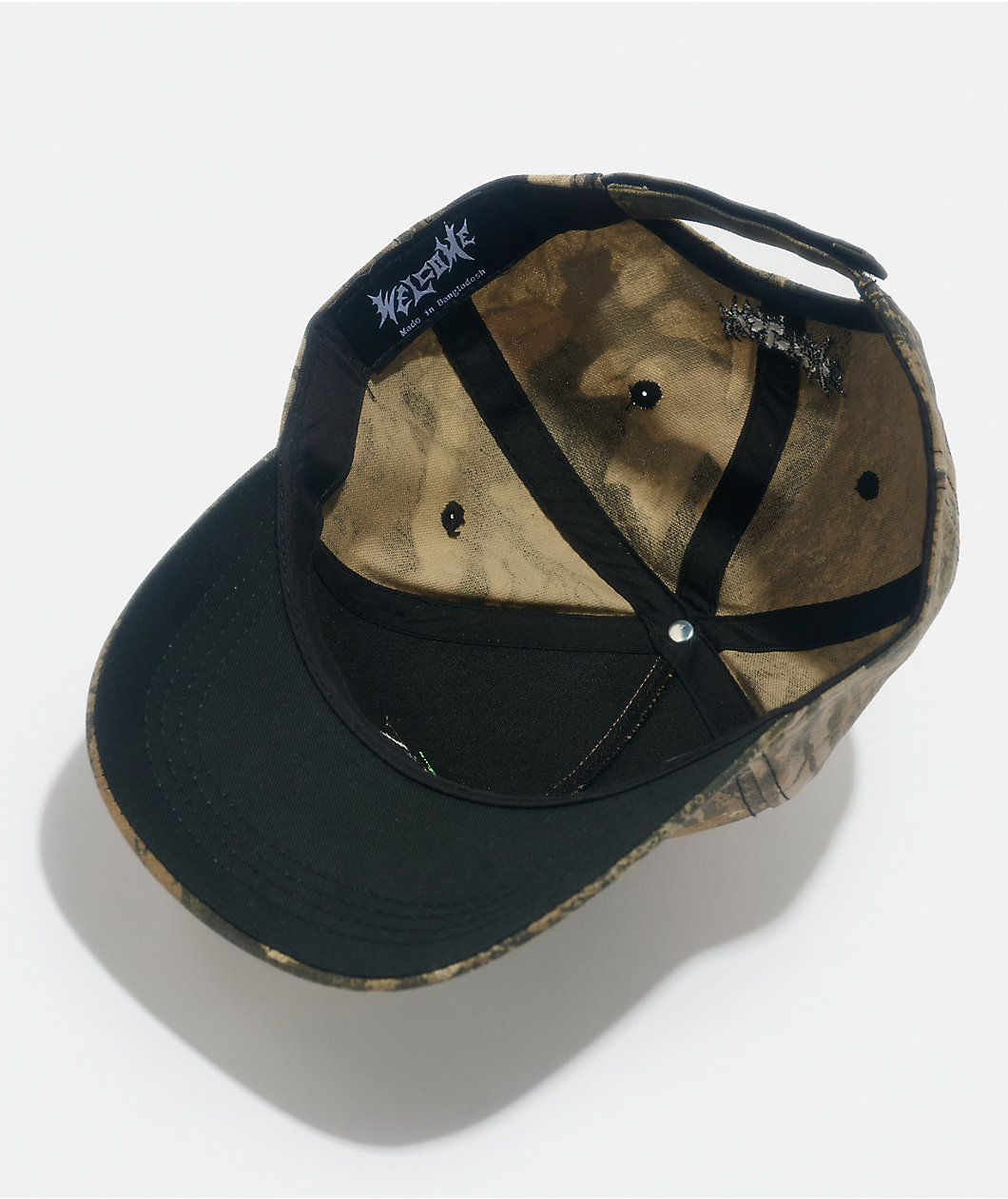 Welcome x Slipknot Monogram Camo Strapback Hat