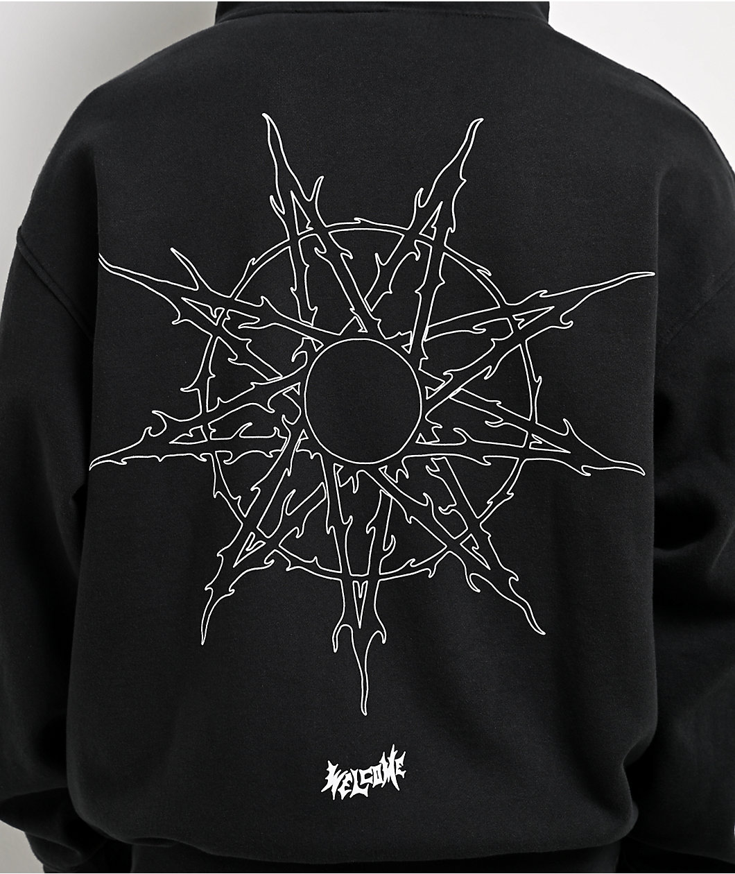 Welcome x Slipknot Nonogram Black Zip Hoodie