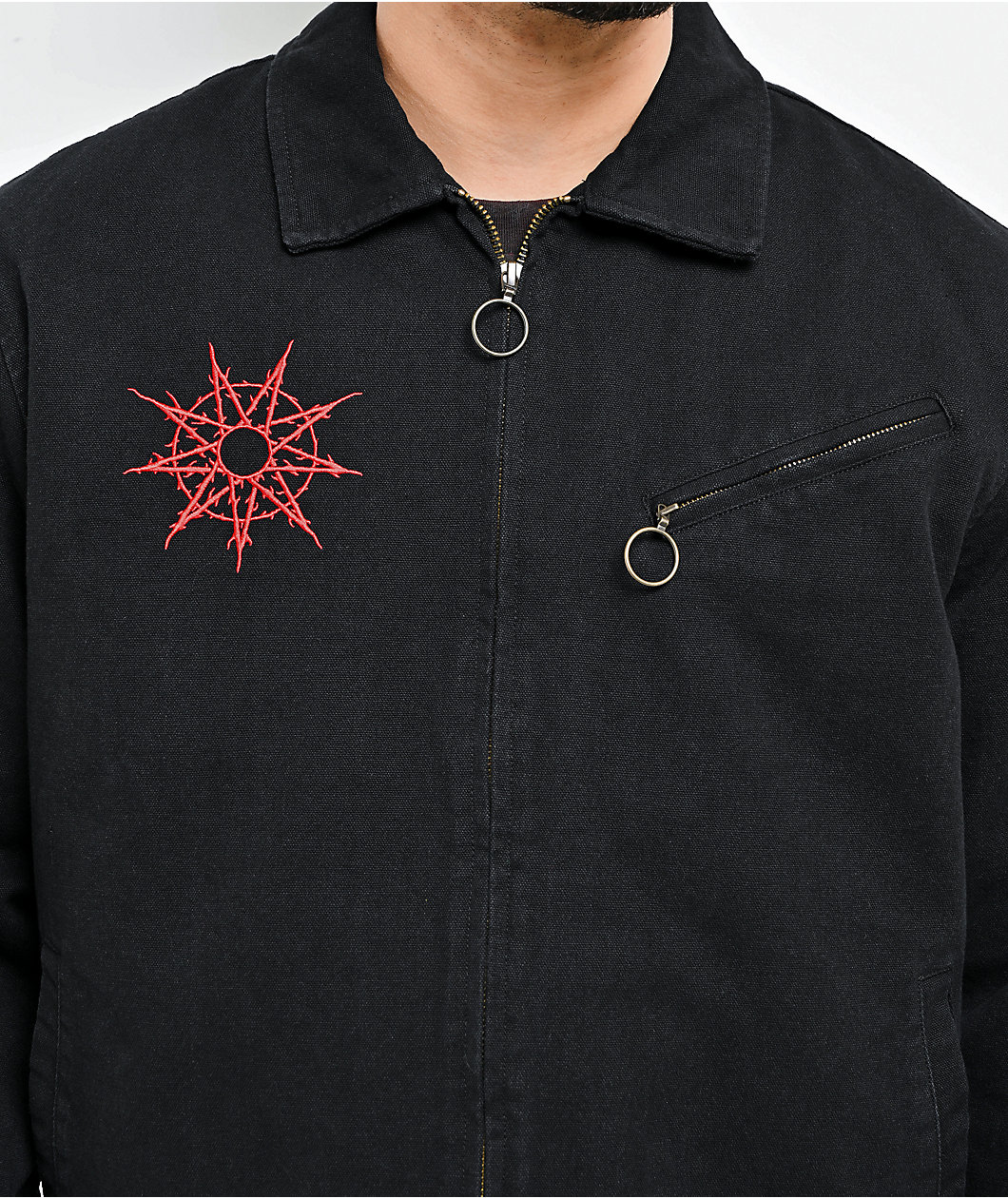 Welcome x Slipknot Self Titled Black Canvas Jacket