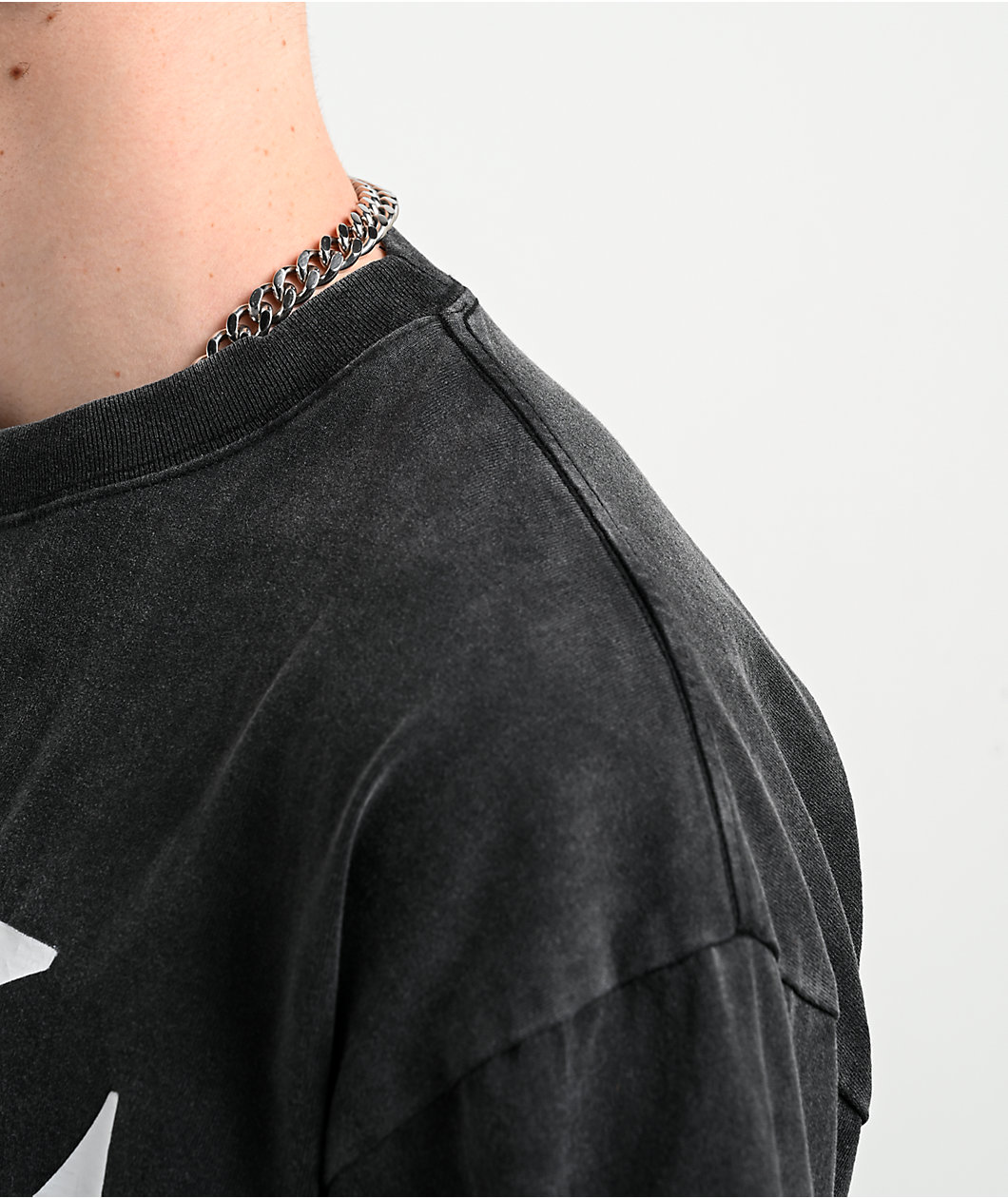 West Coast Choppers Front Cross Washed Black T-Shirt