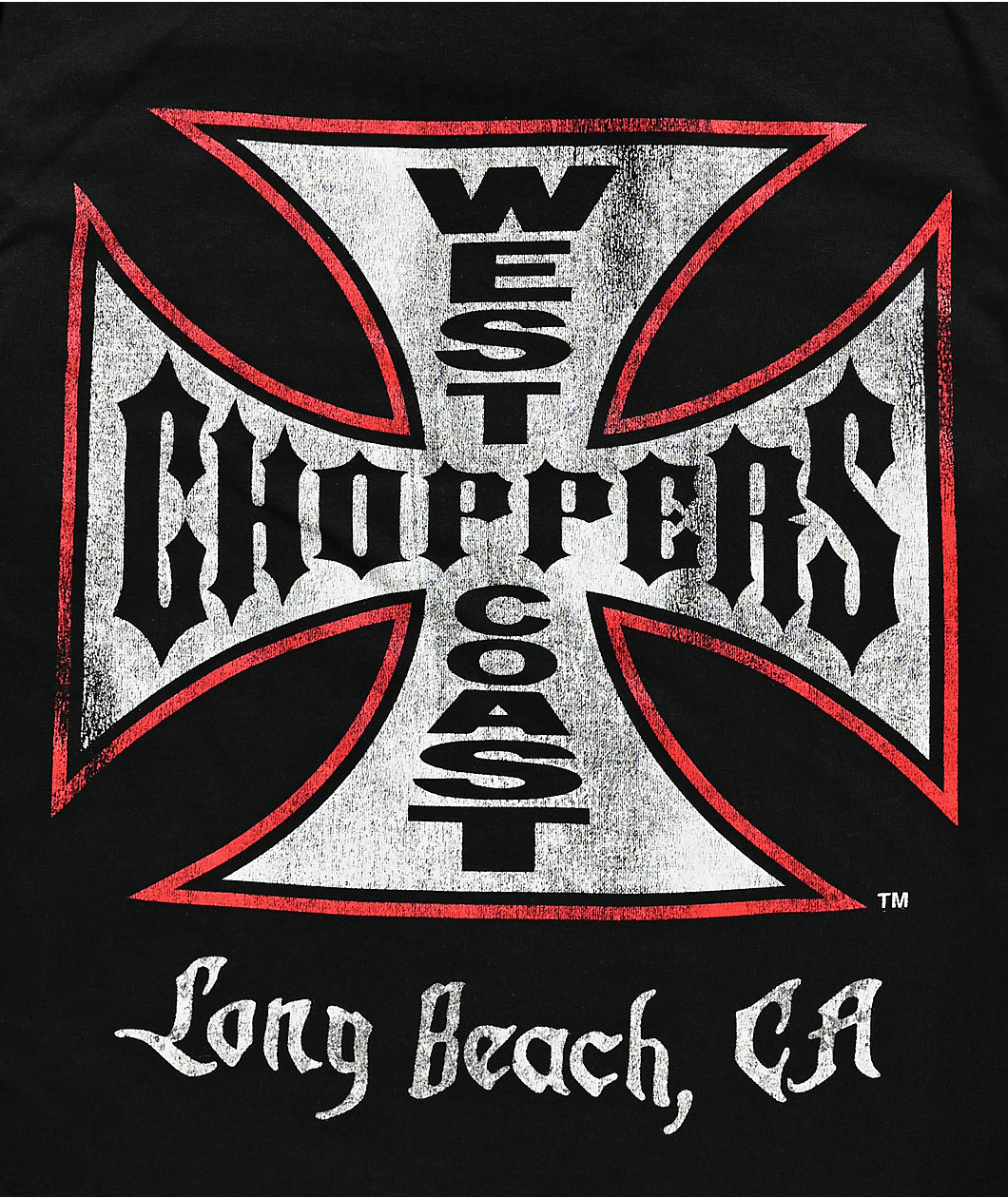 West Coast Choppers Kids Flat Logo Black T-Shirt