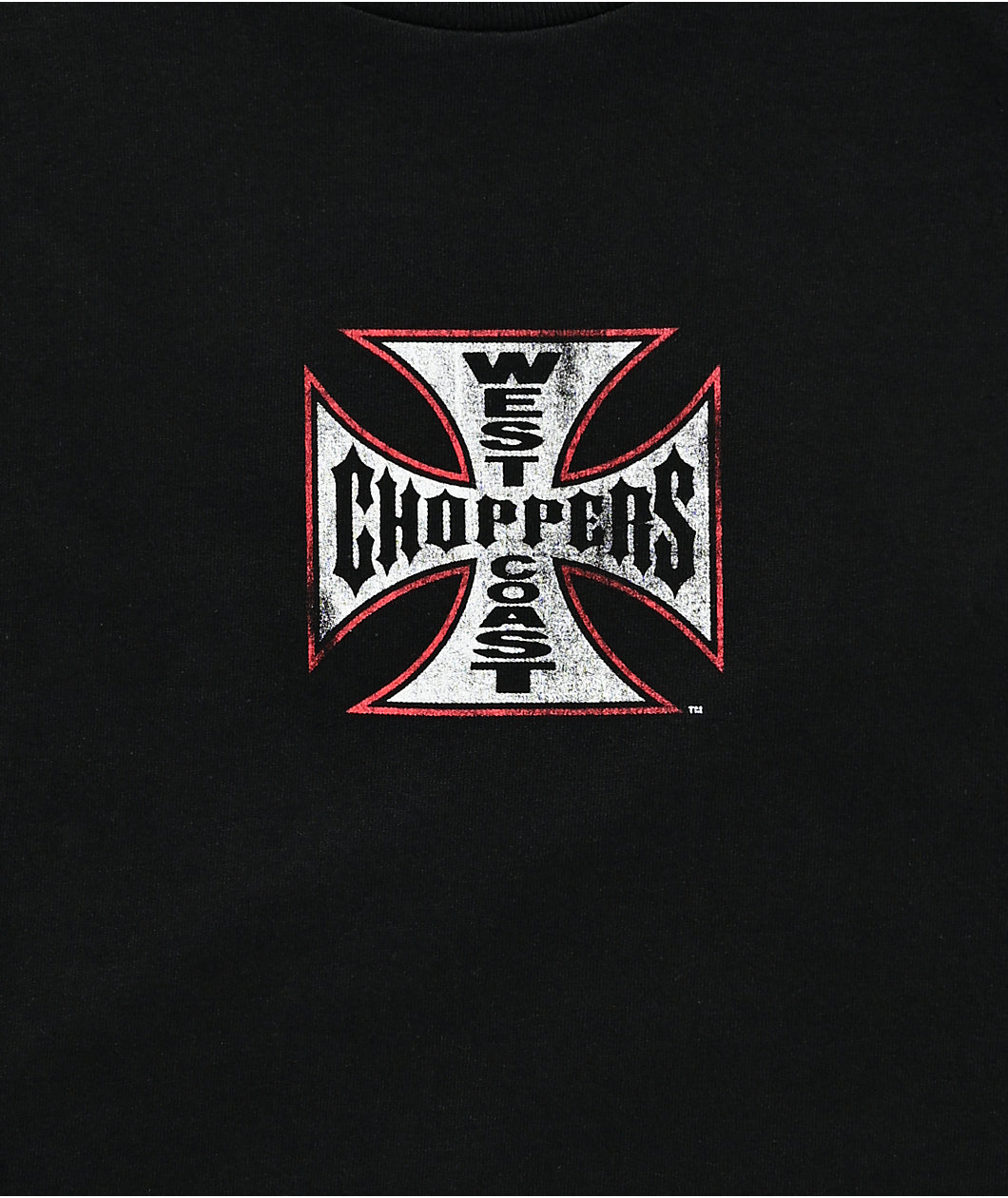 West Coast Choppers Kids Flat Logo Black T-Shirt