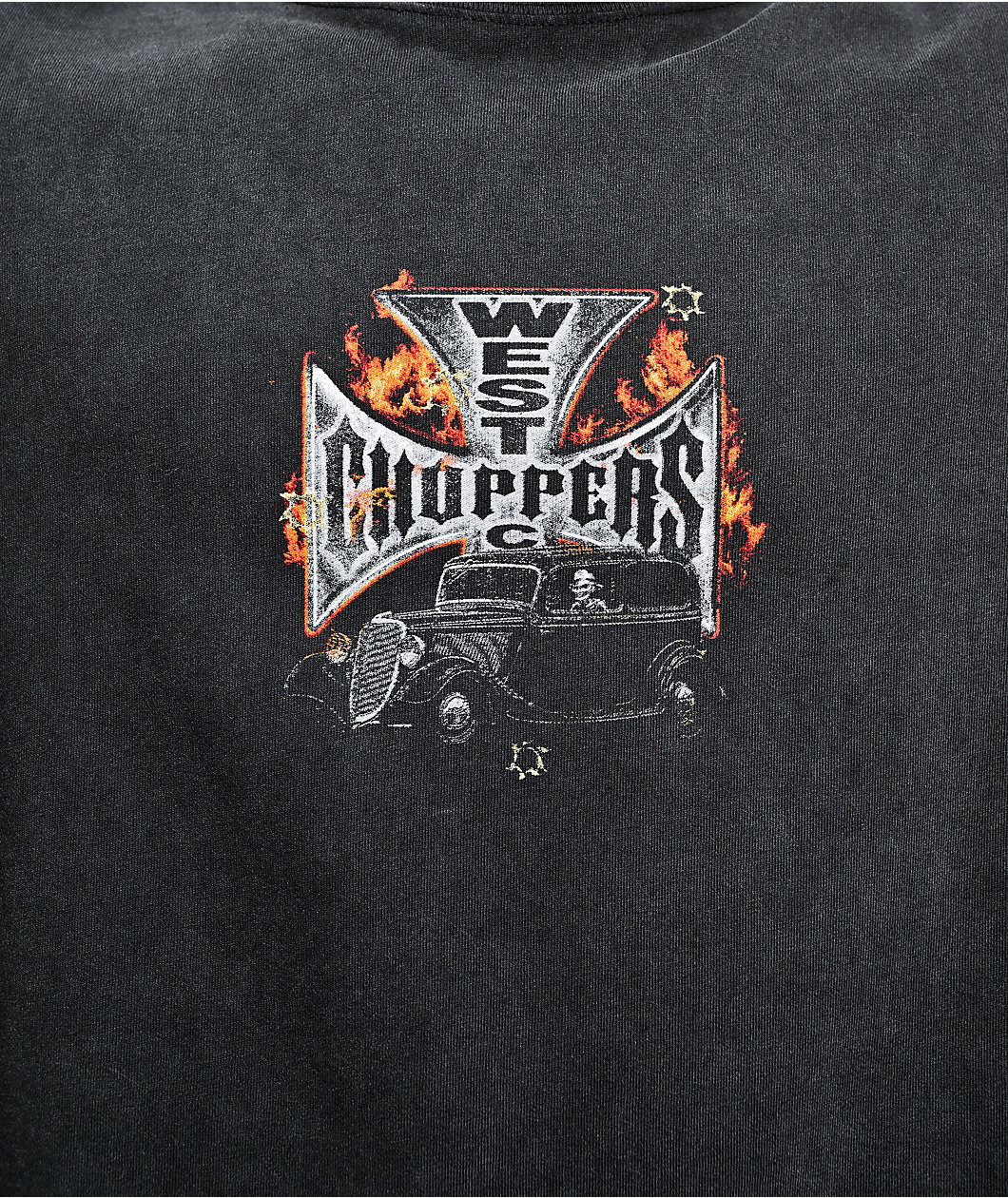 West Coast Choppers Original Outlaw Black Wash T-Shirt