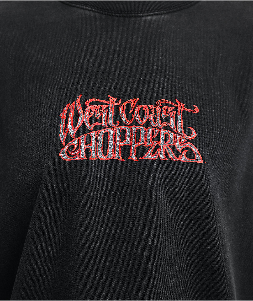 West Coast Choppers Spades Black Wash Long Sleeve T-Shirt