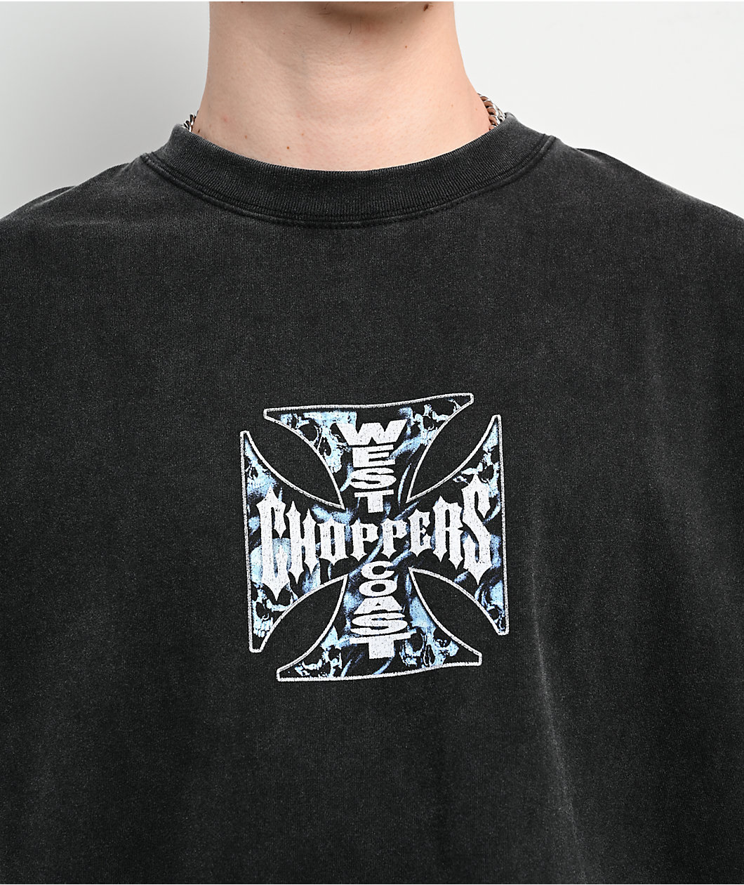 West Coast Choppers Spirits Washed Black T-Shirt