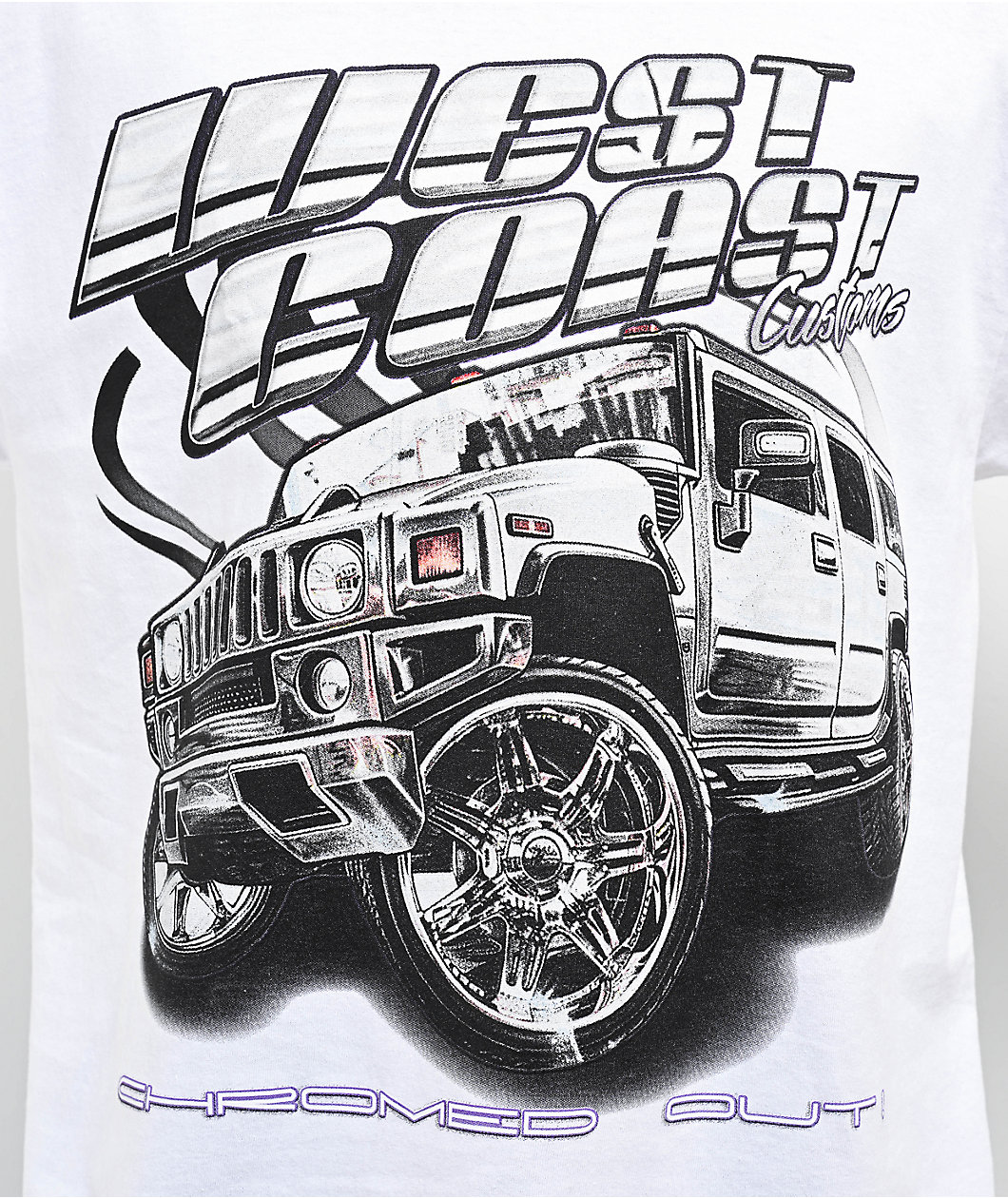 West Coast Customs 2000S Car White T-Shirt